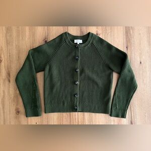 Sezane Isaure Cardigan Perfect Green - Size M